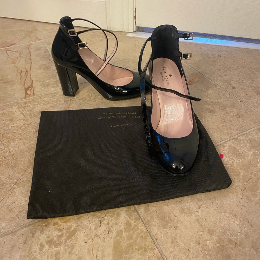 Kate Spade size 7 black heels
